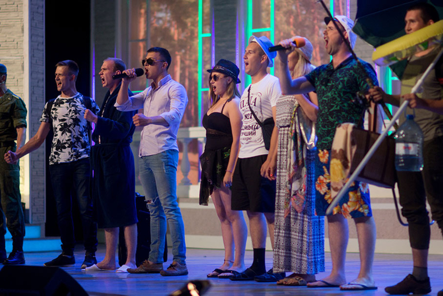 КВН 2018. «Умные люди», ВДВ, РВВДКУ,Рязань. «Голосящий КиВиН 2018» в Светлогорске.