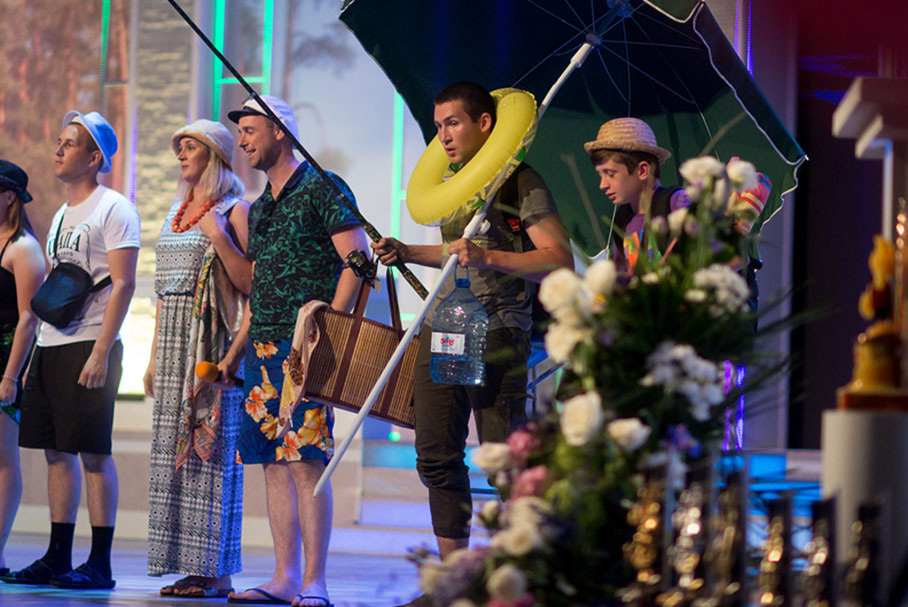 КВН 2018. «Умные люди», ВДВ, РВВДКУ,Рязань. «Голосящий КиВиН 2018» в Светлогорске.