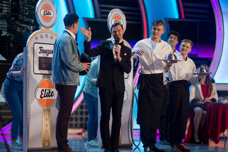 КВН 2018. «Волжане — СамГТУ», Самара. Первая 1/2 финала Премьер-лиги. Приветствие.