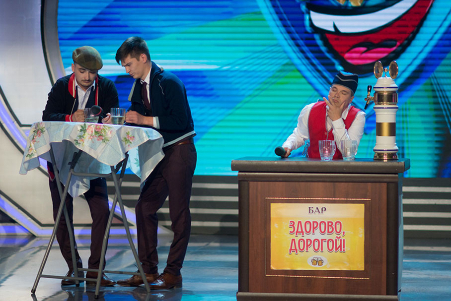 КВН 2018. «Волжане — СамГТУ», Самара. Первая 1/2 финала Премьер-лиги. Приветствие.