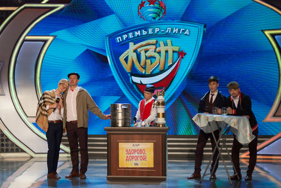 КВН 2018. «Волжане — СамГТУ», Самара. Первая 1/2 финала Премьер-лиги. Приветствие.