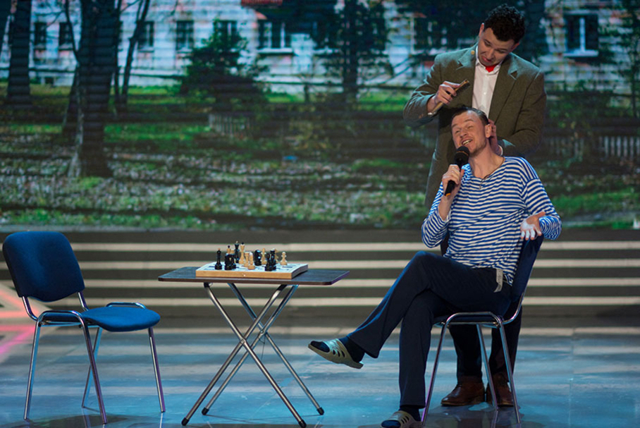 КВН 2018. «Волжане — СамГТУ», Самара. Первая 1/2 финала Премьер-лиги. Приветствие.