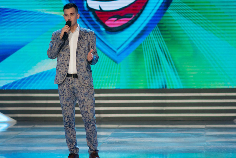 КВН 2018. «Волжане — СамГТУ», Самара. Первая 1/2 финала Премьер-лиги. Приветствие.