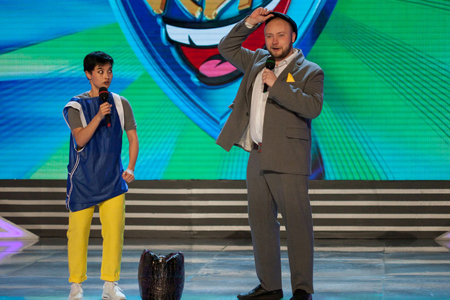 КВН 2018. «Громокошки», Липецк. Первая 1/2 финала Премьер-лиги. Приветствие.