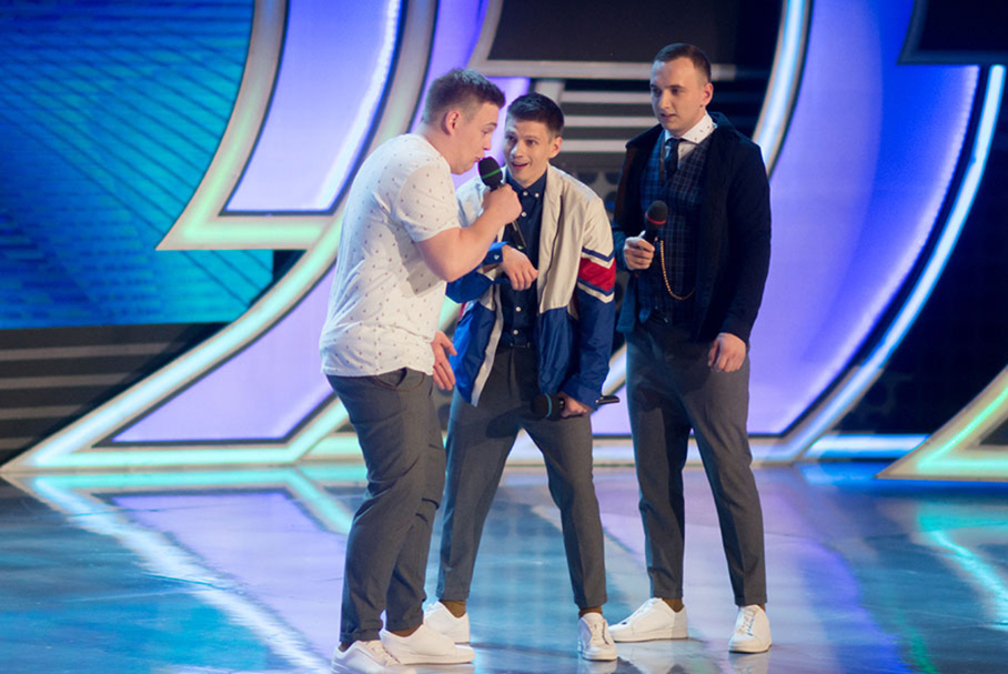 КВН 2018. «Шурочка», Семибратово. Первая 1/2 финала Премьер-лиги. Приветствие.