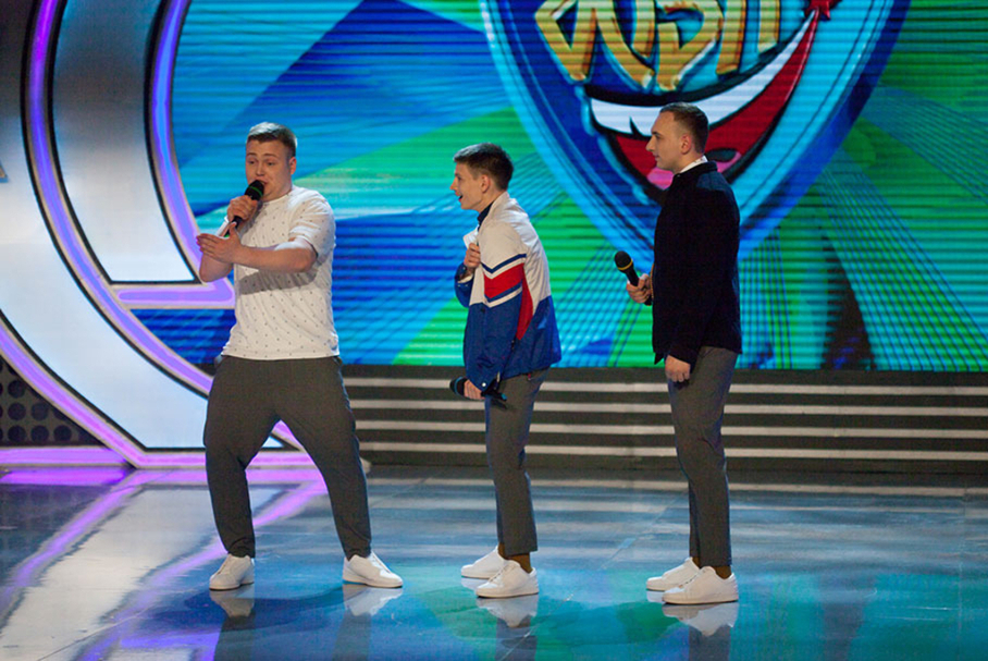 КВН 2018. «Шурочка», Семибратово. Первая 1/2 финала Премьер-лиги. Приветствие.