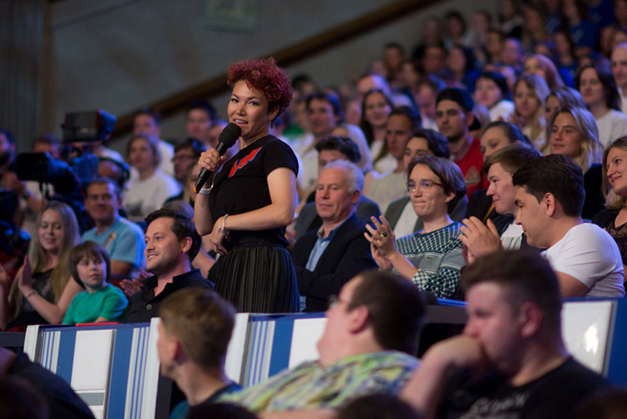 КВН 2018. Елена Гущина. Первая 1/2 финала Премьер-лиги.