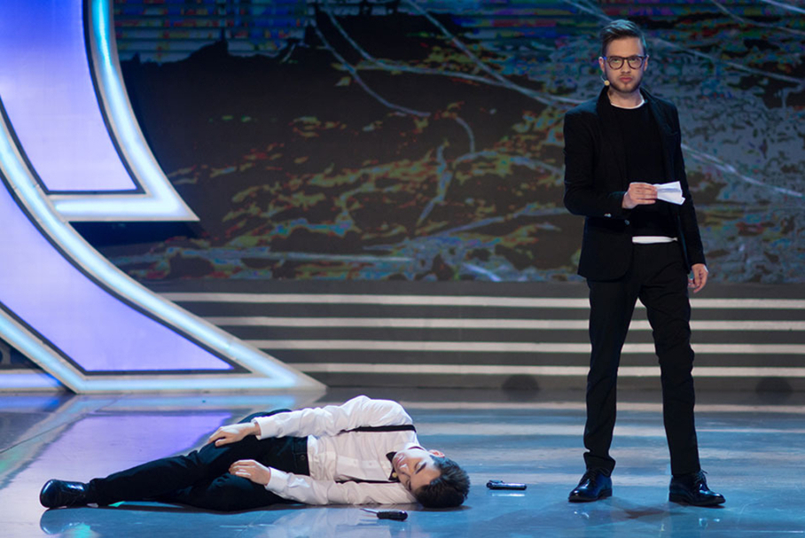 КВН 2018. «Актеры», Санкт-Петербург. Вторая 1/2 финала Премьер-лиги. Приветствие.