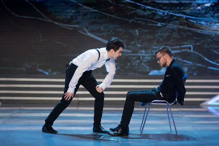 КВН 2018. «Актеры», Санкт-Петербург. Вторая 1/2 финала Премьер-лиги. Приветствие.