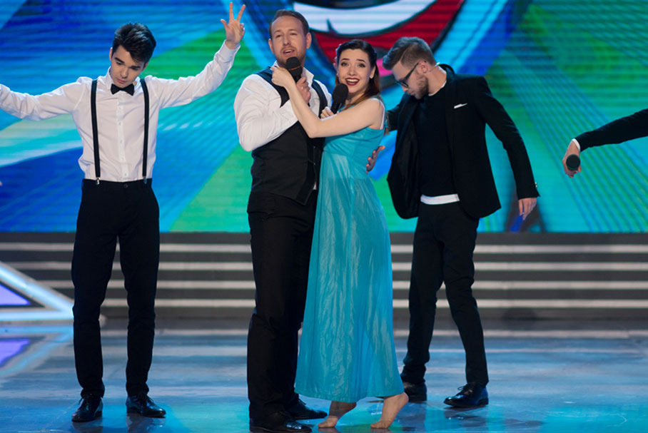 КВН 2018. «Актеры», Санкт-Петербург. Вторая 1/2 финала Премьер-лиги. Приветствие.