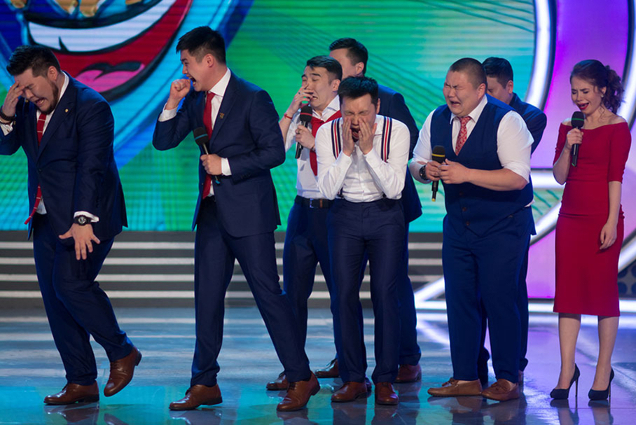 КВН 2018. «Город снов», Элиста. Вторая 1/2 финала Премьер-лиги. Приветствие.