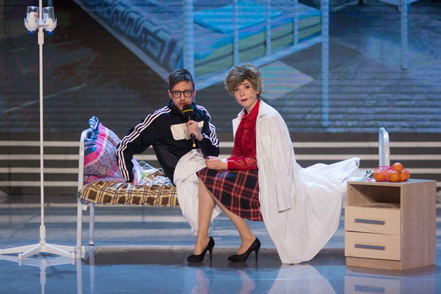 КВН 2018. «Актеры», Санкт-Петербург. Вторая 1/2 финала Премьер-лиги. Фристайл.