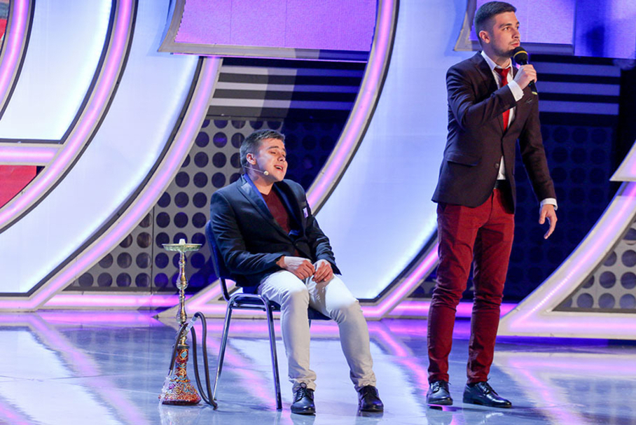 КВН 2018. «Казань», Казань. Первая 1/4 финала Премьер-лиги. Приветствие.