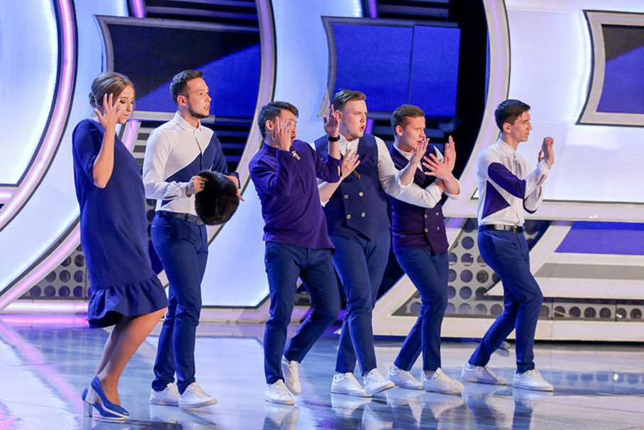 КВН 2018. «Смородина», Кемерово. Первая 1/4 финала Премьер-лиги. Приветствие.