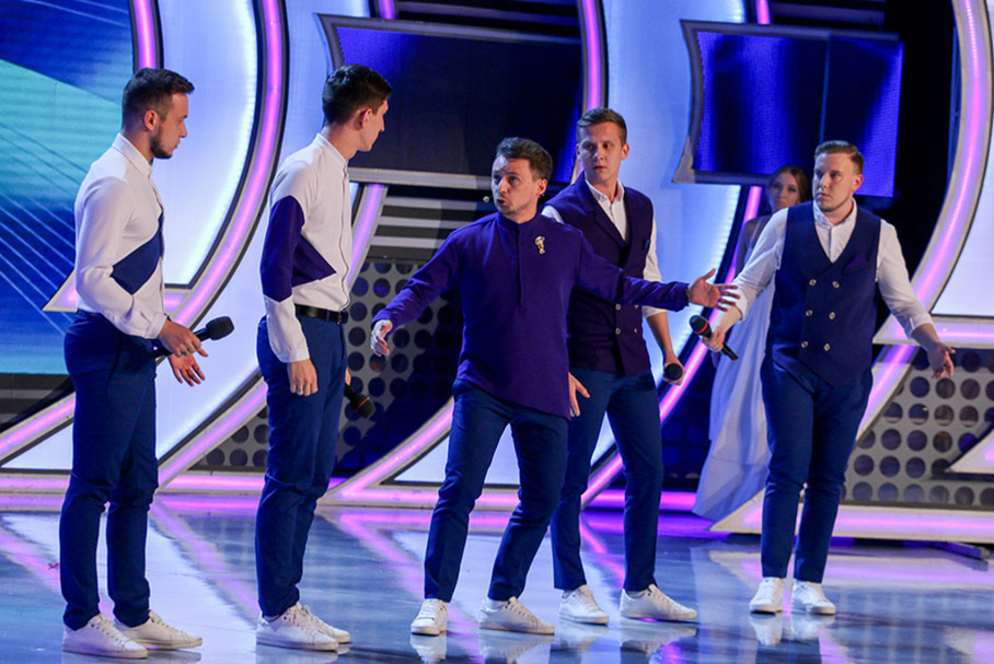 КВН 2018. «Смородина», Кемерово. Первая 1/4 финала Премьер-лиги. Приветствие.