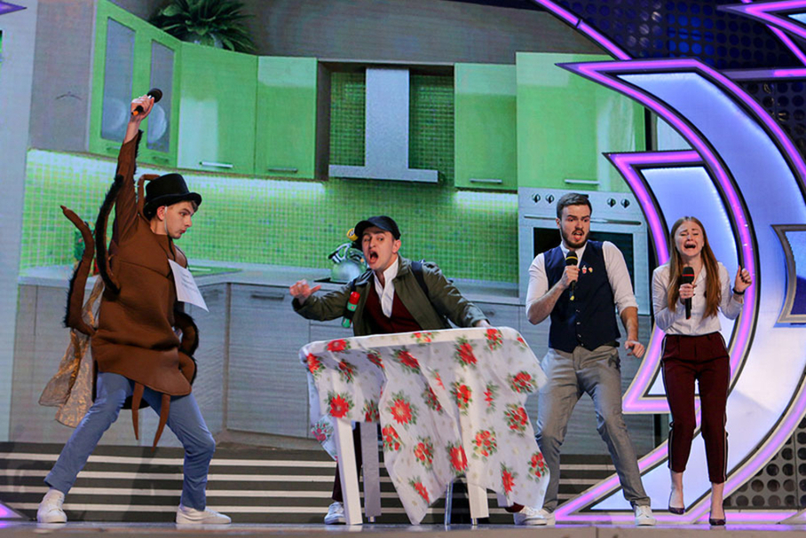 КВН 2018. «19.30 ДГТУ», Ростов-на-Дону, Азов. Вторая 1/4 финала Премьер-лиги. Приветствие.