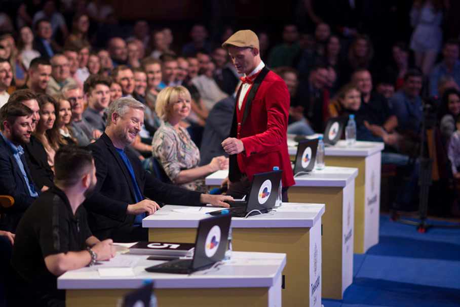 КВН 2018. «НАТЕ», станица Брюховецкая, Краснодарский край. Приветствие. Вторая 1/4 финала Высшей лиги.