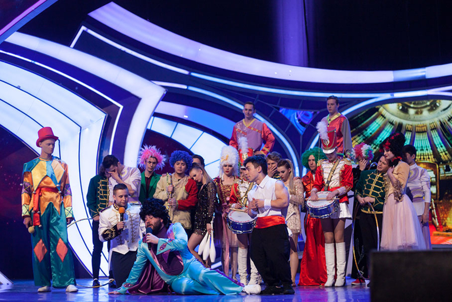 КВН 2018. «НАТЕ», станица Брюховецкая, Краснодарский край. Музыкальный номер. Вторая 1/4 финала Высшей лиги.