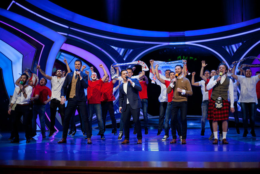 КВН 2018. Сборная Великобритании, Лондон. Приветствие. Первая 1/2 финала Высшей лиги.