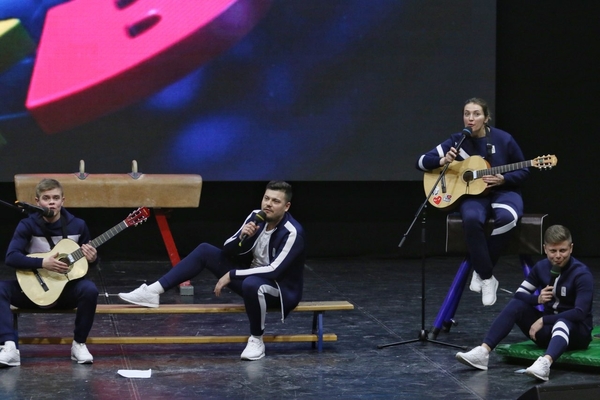 КВН. Сборная бывших спортсменов. 2018 год. Репетиция 1/8 финала Высшей лиги.